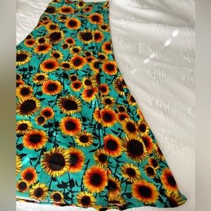 LuLaRoe SUNFLOWER Maxi Skirt/Dress SIZE XS